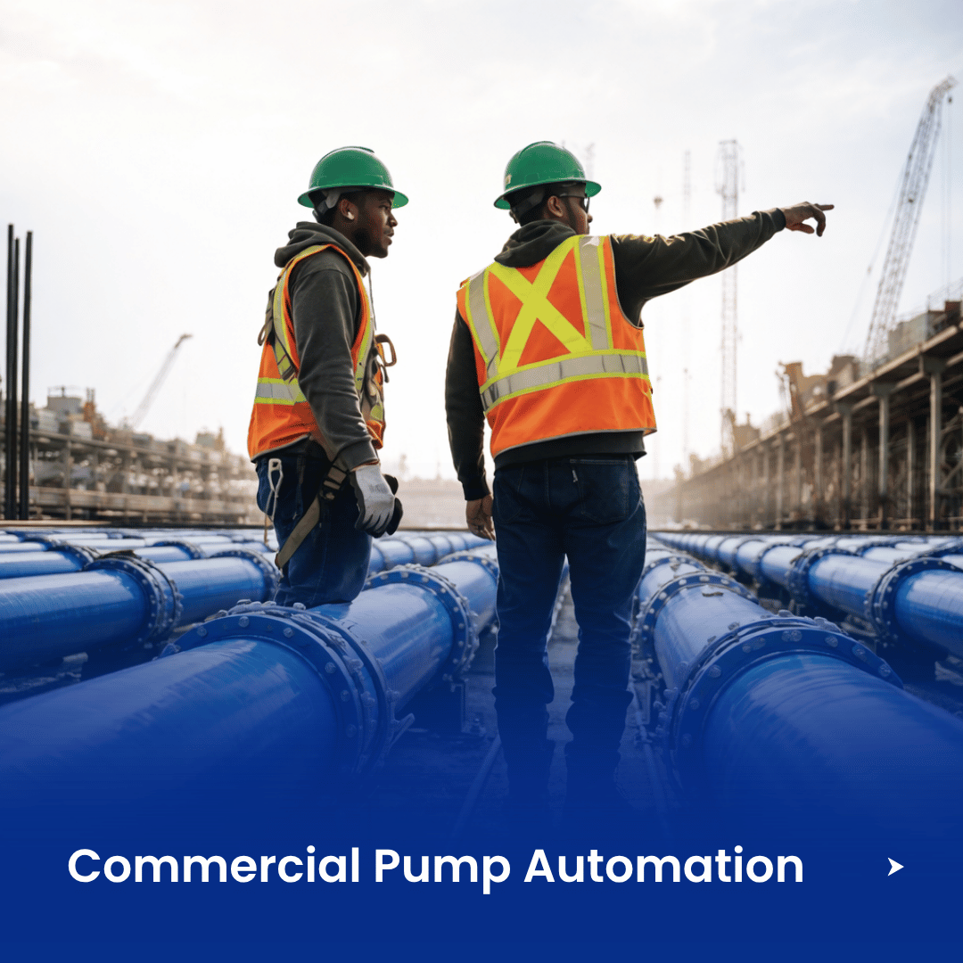 Commercial pump automation installation